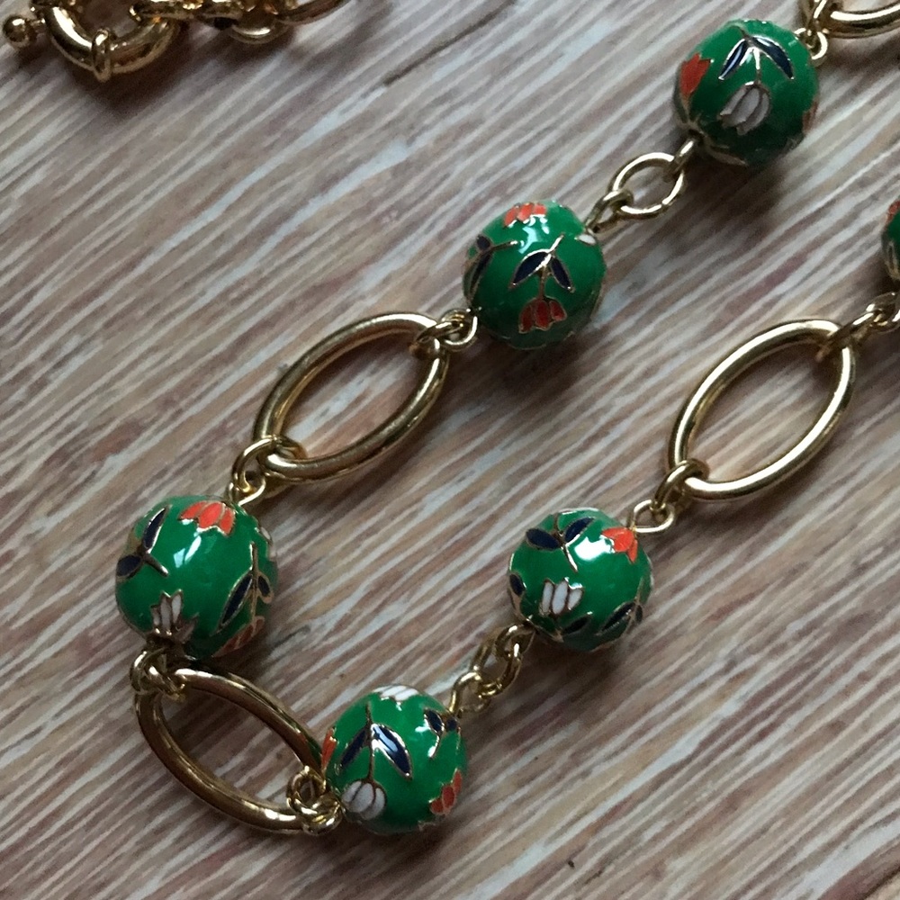 Talbots Cloisonné Neclace - Picture 5 of 10